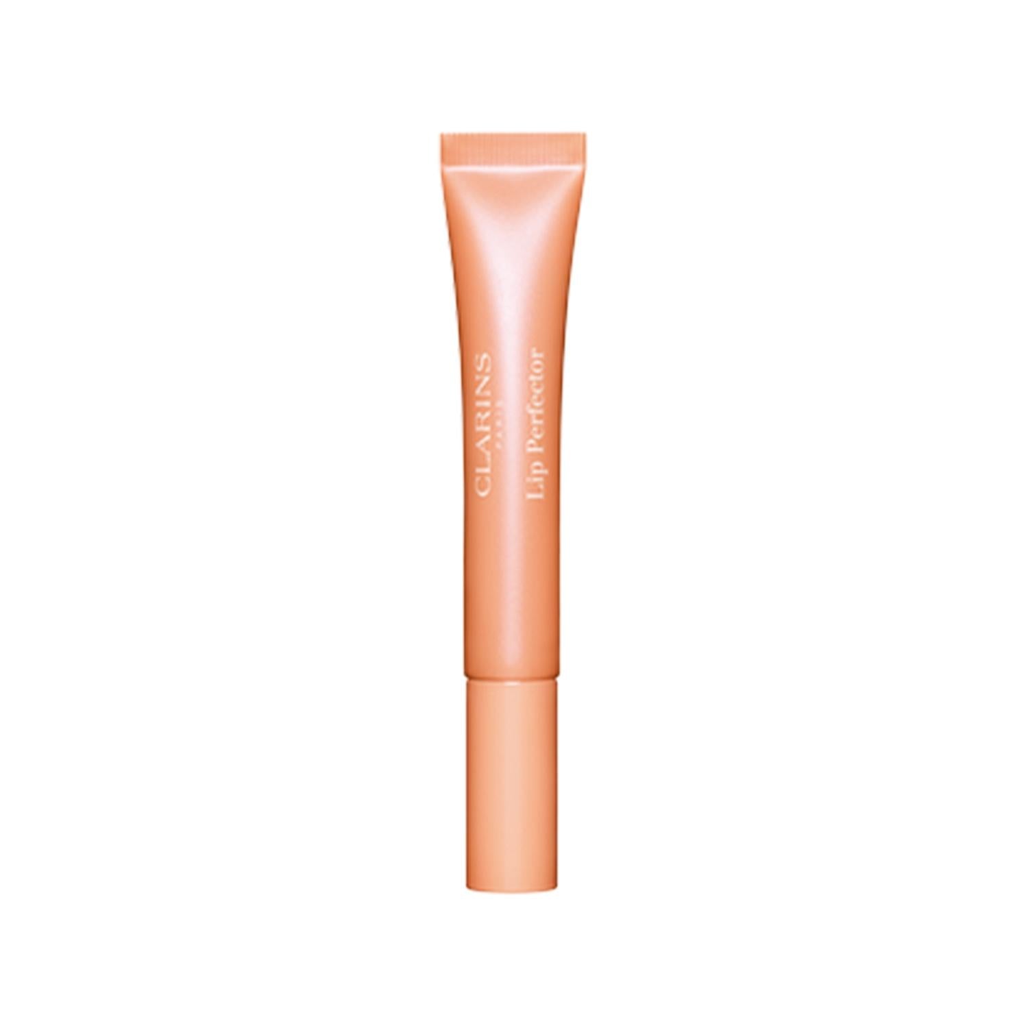 Clarins Lip Perfector #22 peach lip gloss, hydrating shine in a slim tube on Tampa Home & Garden Store