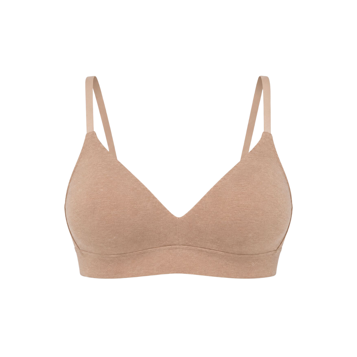 Seamless hemp bra with removable pads in nude by Net Positive Bras on Tampa Home & Garden Store