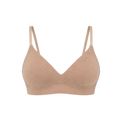 Seamless hemp bra with removable pads in nude by Net Positive Bras on Tampa Home & Garden Store