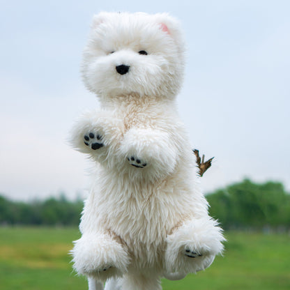 Sac à dos Westie – Sac en peluche pour filles et amantes des chiots