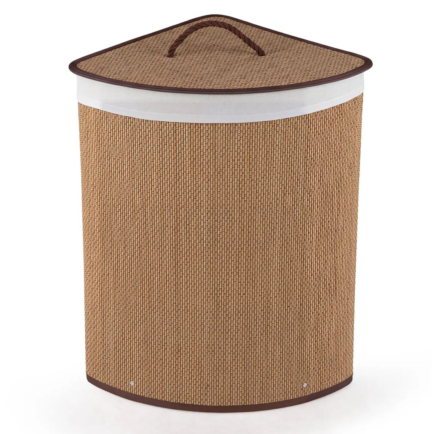 Bamboo Laundry Hamper 15 Gallon with Liner