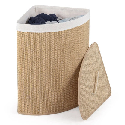 Bamboo Laundry Hamper 15 Gallon with Liner