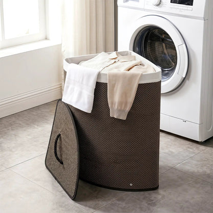 Bamboo Laundry Hamper 15 Gallon with Liner