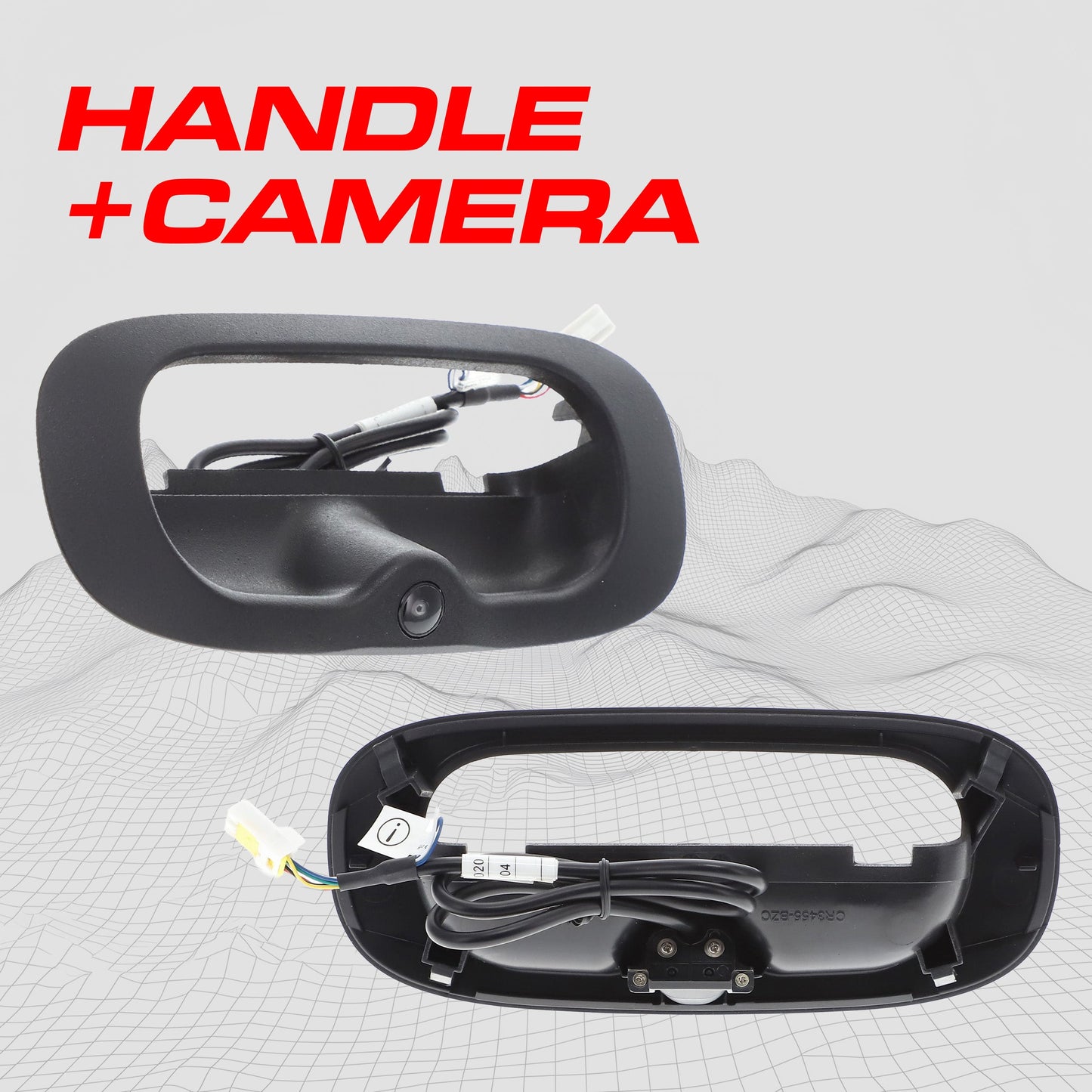 Dodge Dakota replacement tailgate bezel with backup camera, black finish by Master Tailgaters on Tampa Home & Garden Store