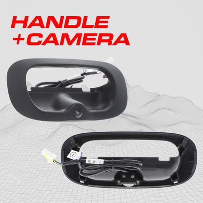Dodge Dakota replacement tailgate bezel with backup camera, black finish by Master Tailgaters on Tampa Home & Garden Store
