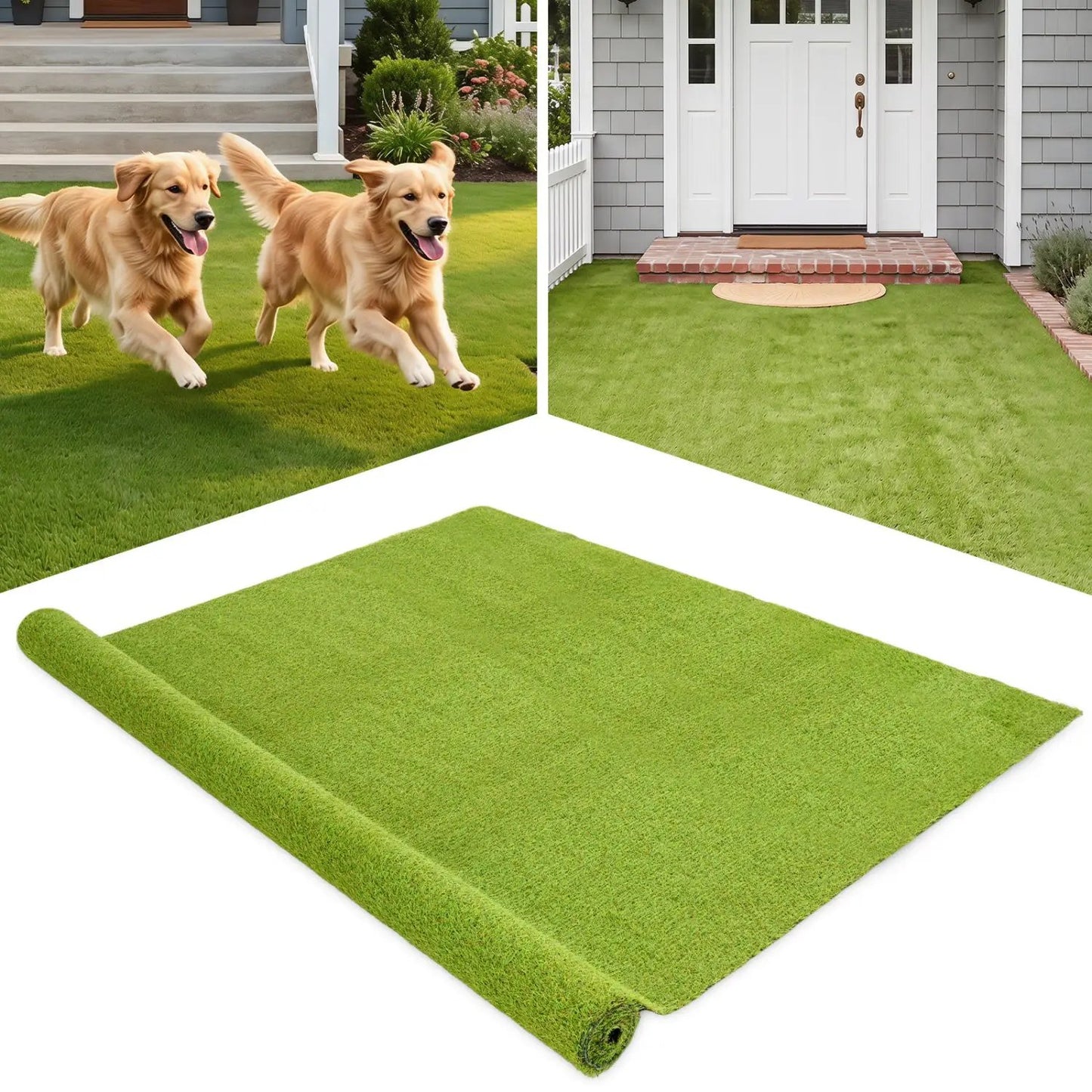 Artificial Turf Rug 15 x 7 Feet With Low Pile