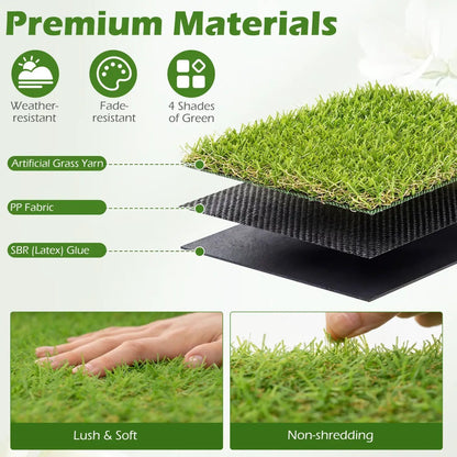 Artificial Turf Rug 15 x 7 Feet With Low Pile