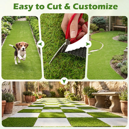 Artificial Turf Rug 15 x 7 Feet With Low Pile