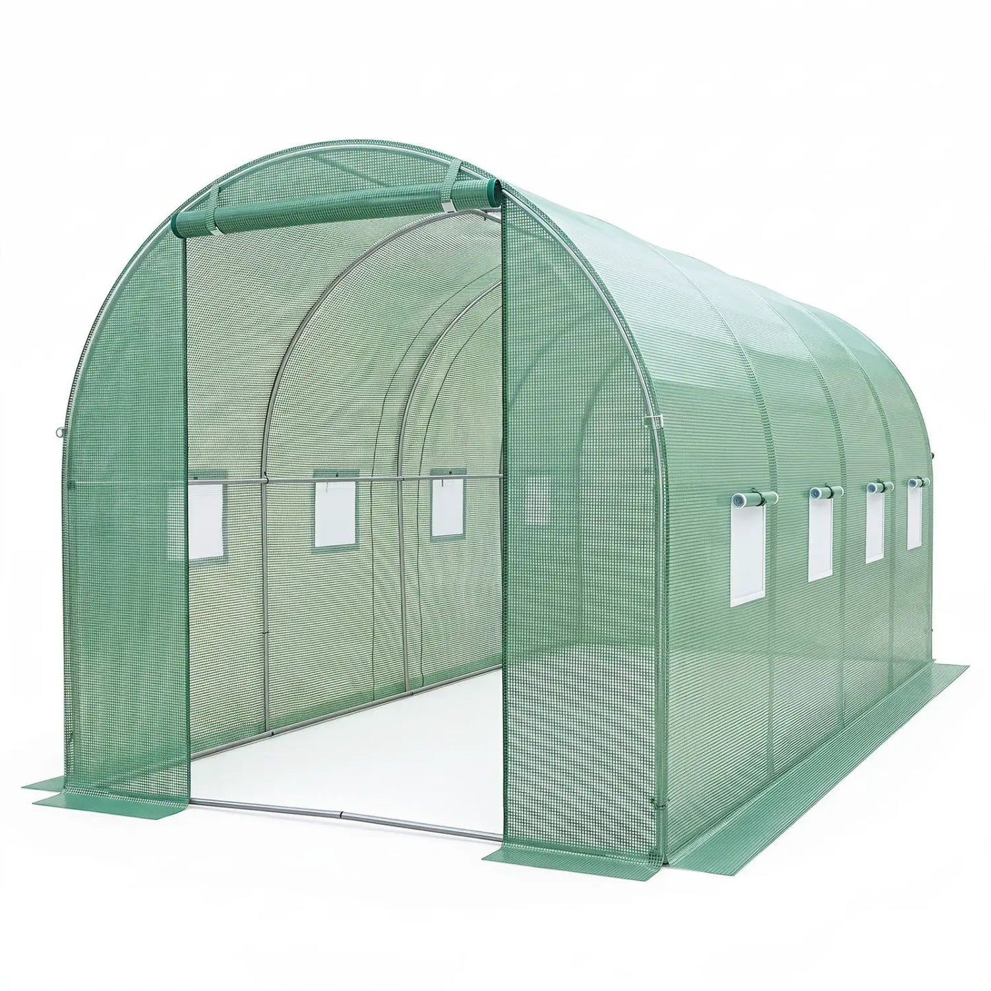 Walk in Greenhouse 15 by 7 by 7 ft PE Cover