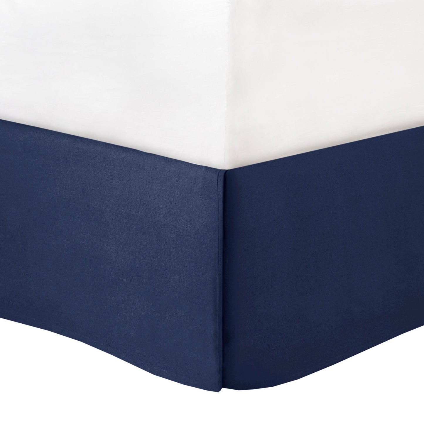 Navy 12 Piece Cotton Comforter Set and Queen Bed