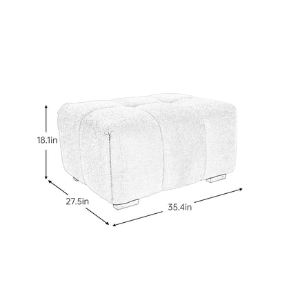 Modern Chenille Tufted Sofa for the Living Room