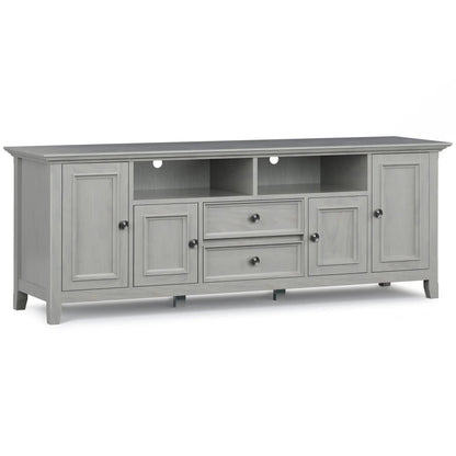 Amherst Wide TV Media Stand with Solid Wood