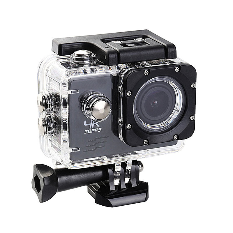 4K action camera by Sell My Stuff in clear waterproof housing with helmet mount on Tampa Home & Garden Store