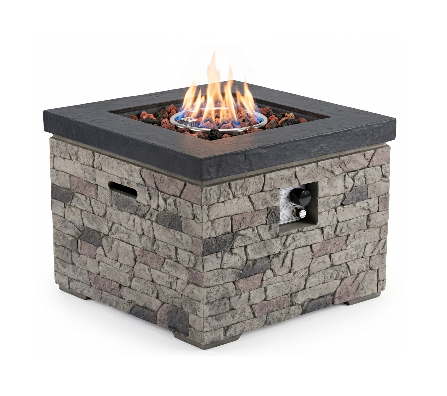 32 Inch Outdoor Propane Fire Pit Table for Patio