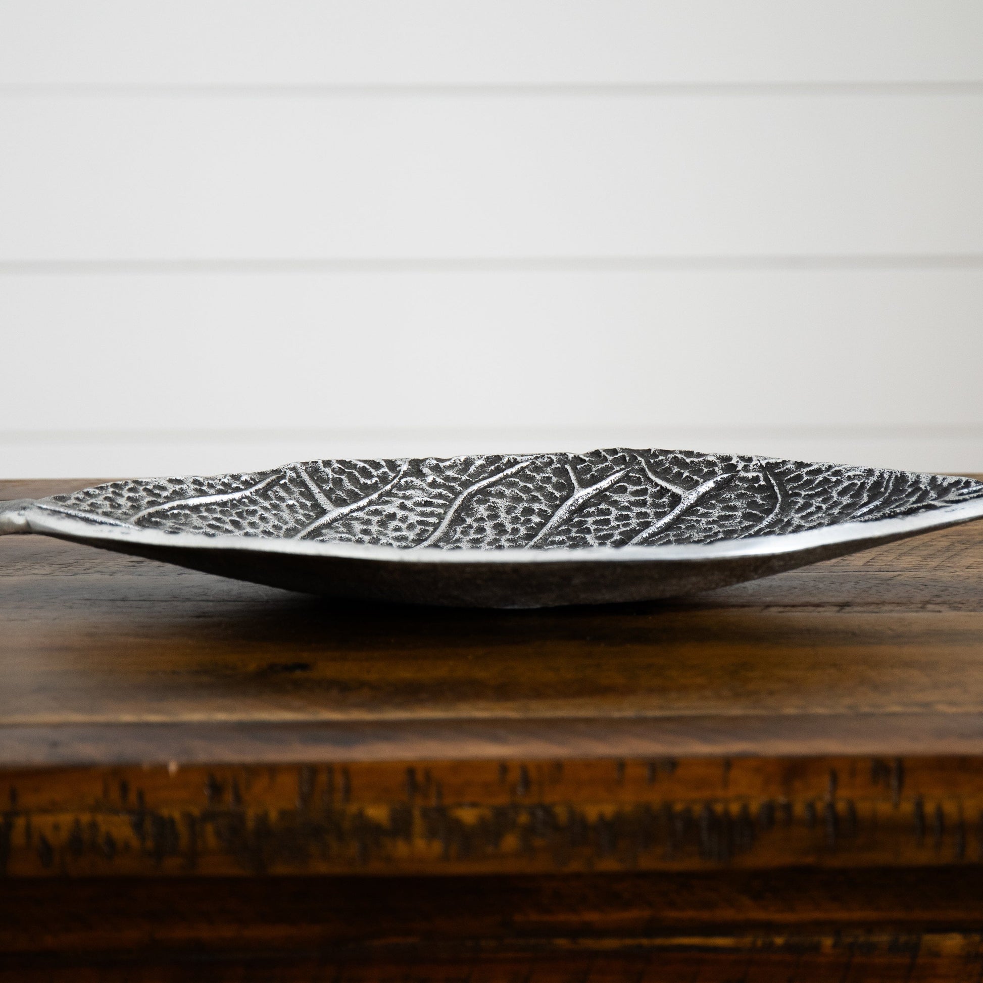 16” Antique Leaf Decorative Accent - Tampa Home & Garden Store