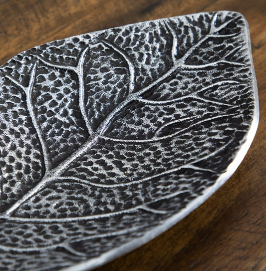 16” Antique Leaf Decorative Accent - Tampa Home & Garden Store