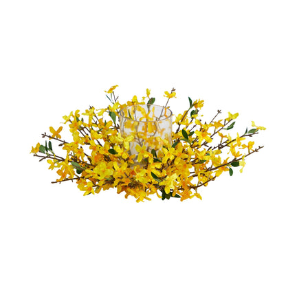 16” Artificial Forsythia Candelabrum - Tampa Home & Garden Store