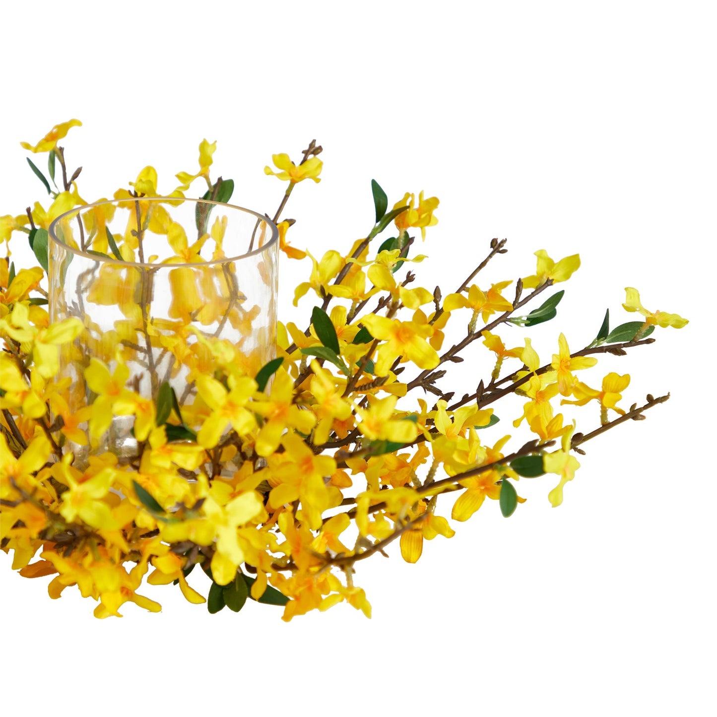 16” Artificial Forsythia Candelabrum - Tampa Home & Garden Store