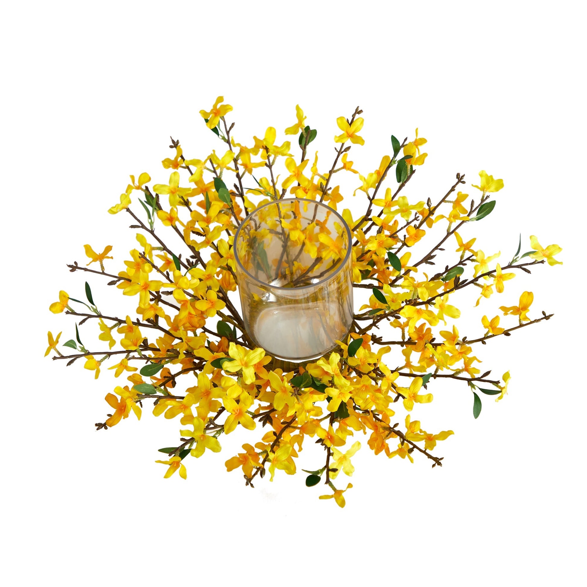 16” Artificial Forsythia Candelabrum - Tampa Home & Garden Store