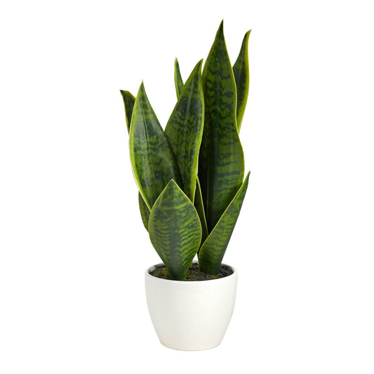 16” Sansevieria Artificial Plant - Tampa Home & Garden Store