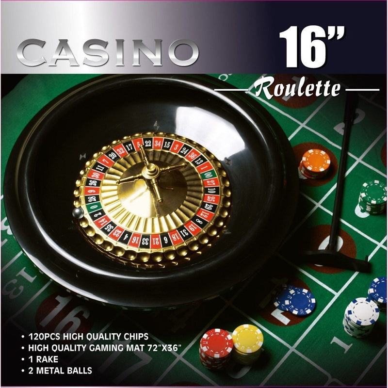 16-inch Roulette Wheel Game Set by Da Vinci - Tampa Home & Garden Store
