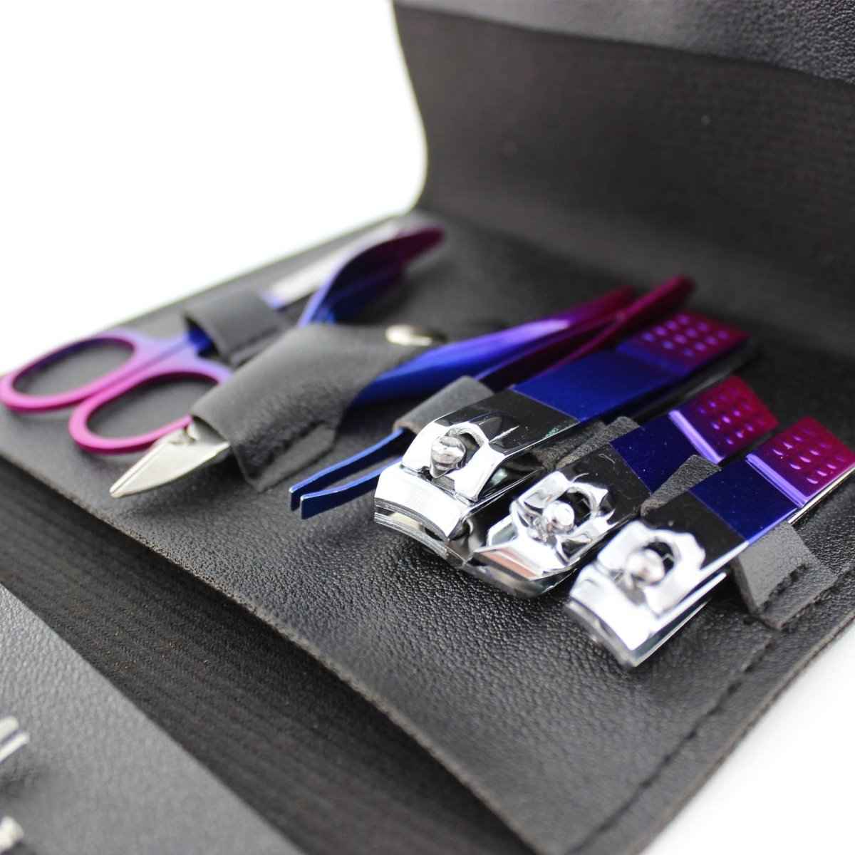 Nail clipper set by Shaketea, 16-piece manicure pedicure carbon steel travel kit on Tampa Home & Garden Store