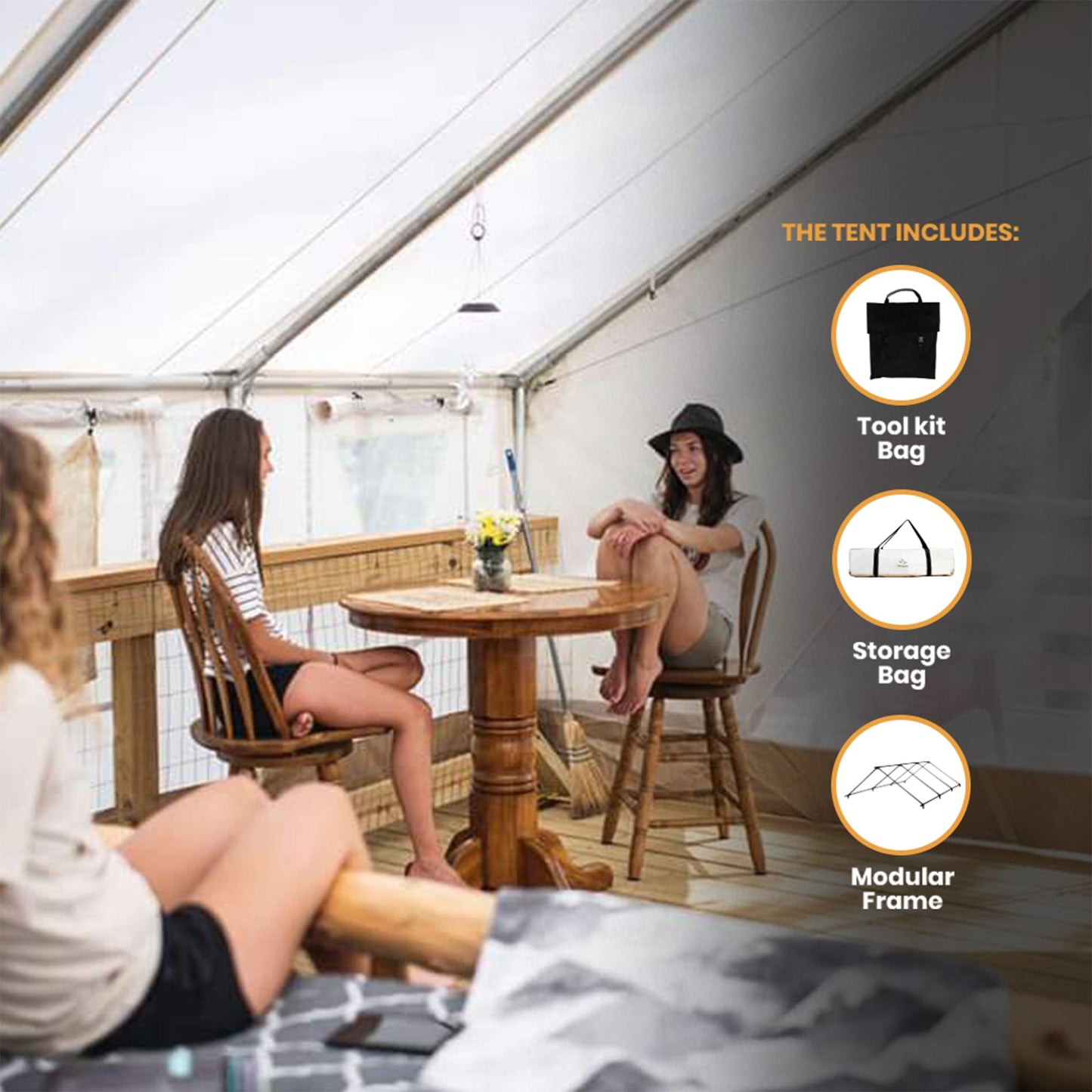16'x20' Alpha Pro Wall Tent - Tampa Home & Garden Store