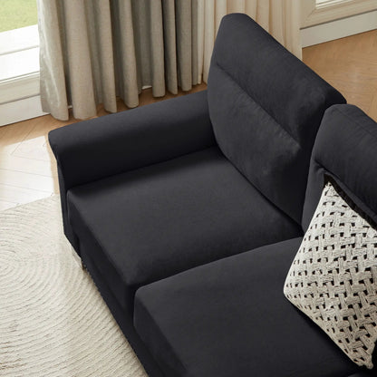 Three Seater Elegant Stationary Sofa for Living