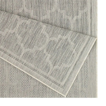 Sunshine polypropylene runner rug grey plaid for indoor/outdoor use Unique Piece Furniture on Tampa Home & Garden Store