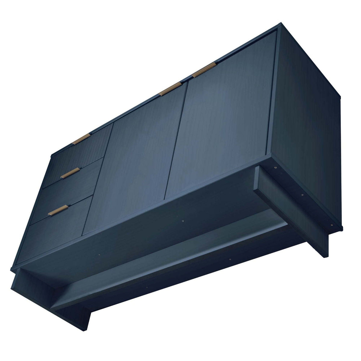 Granville Sideboard with Full Extension Drawers navy blue finish by HouseOfZazla on Tampa Home & Garden Store