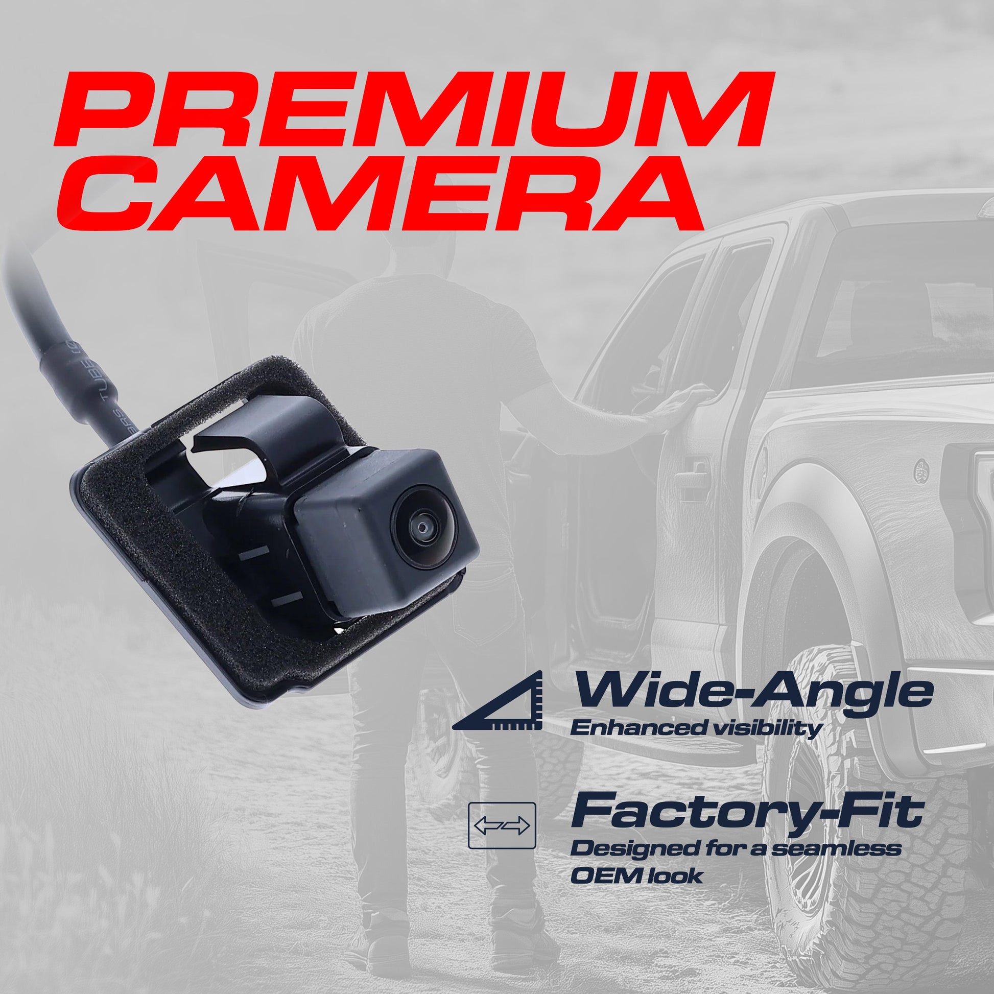 OEM backup camera by Master Tailgaters for Infiniti Q70 series, black housing, wide-angle on Tampa Home & Garden Store