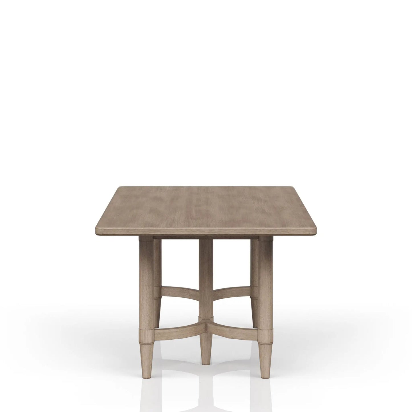 Counter height dining table colored sand wood finish from Unique Piece Furniture on Tampa Home & Garden Store