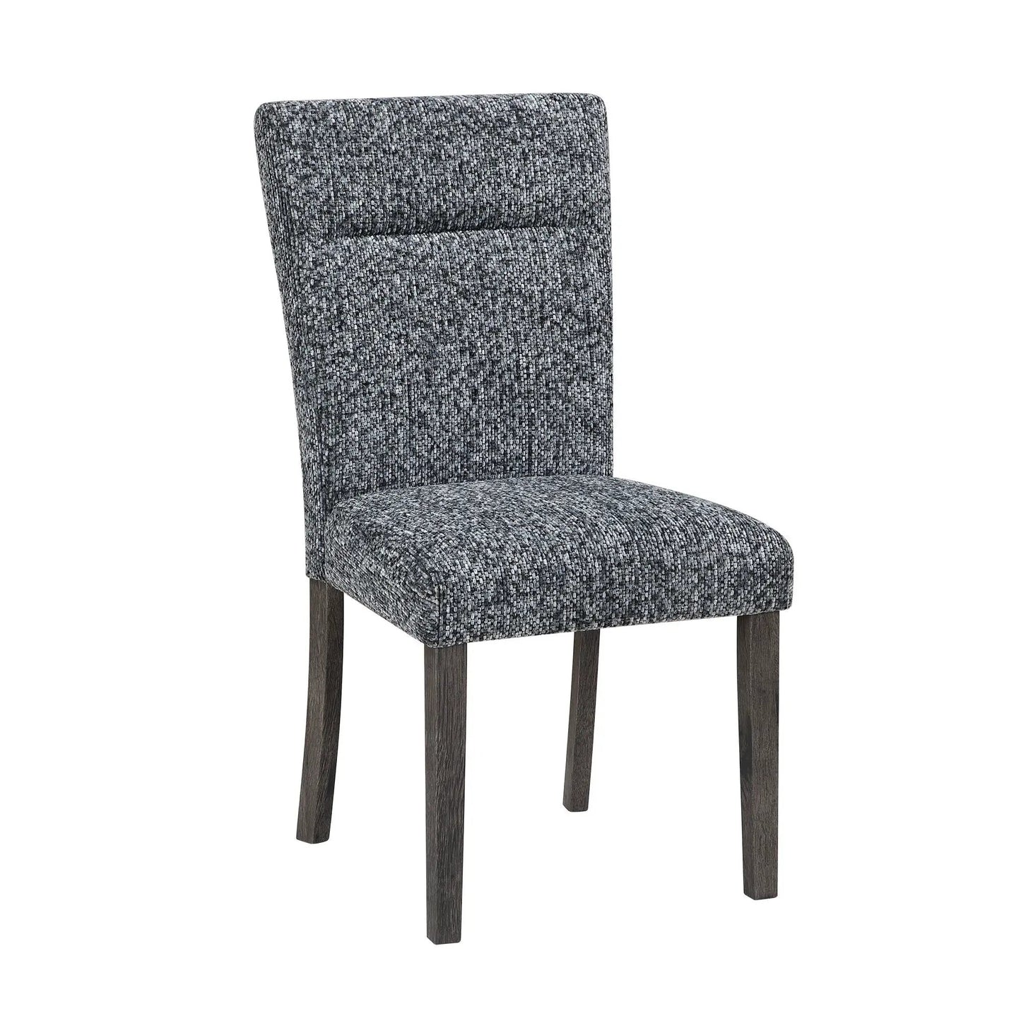 Sharon dining chair with extended back, gray textured fabric, set of 2, Unique Piece Furniture on Tampa Home & Garden Store