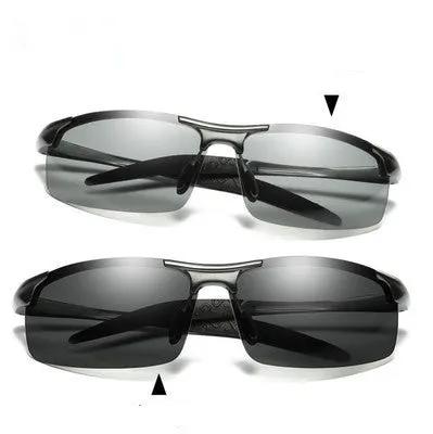 Automatic Color Changing Polarized Glasses FLIPSTYLEZLLC, black frame sunglasses, 2 shown on Tampa Home & Garden Store