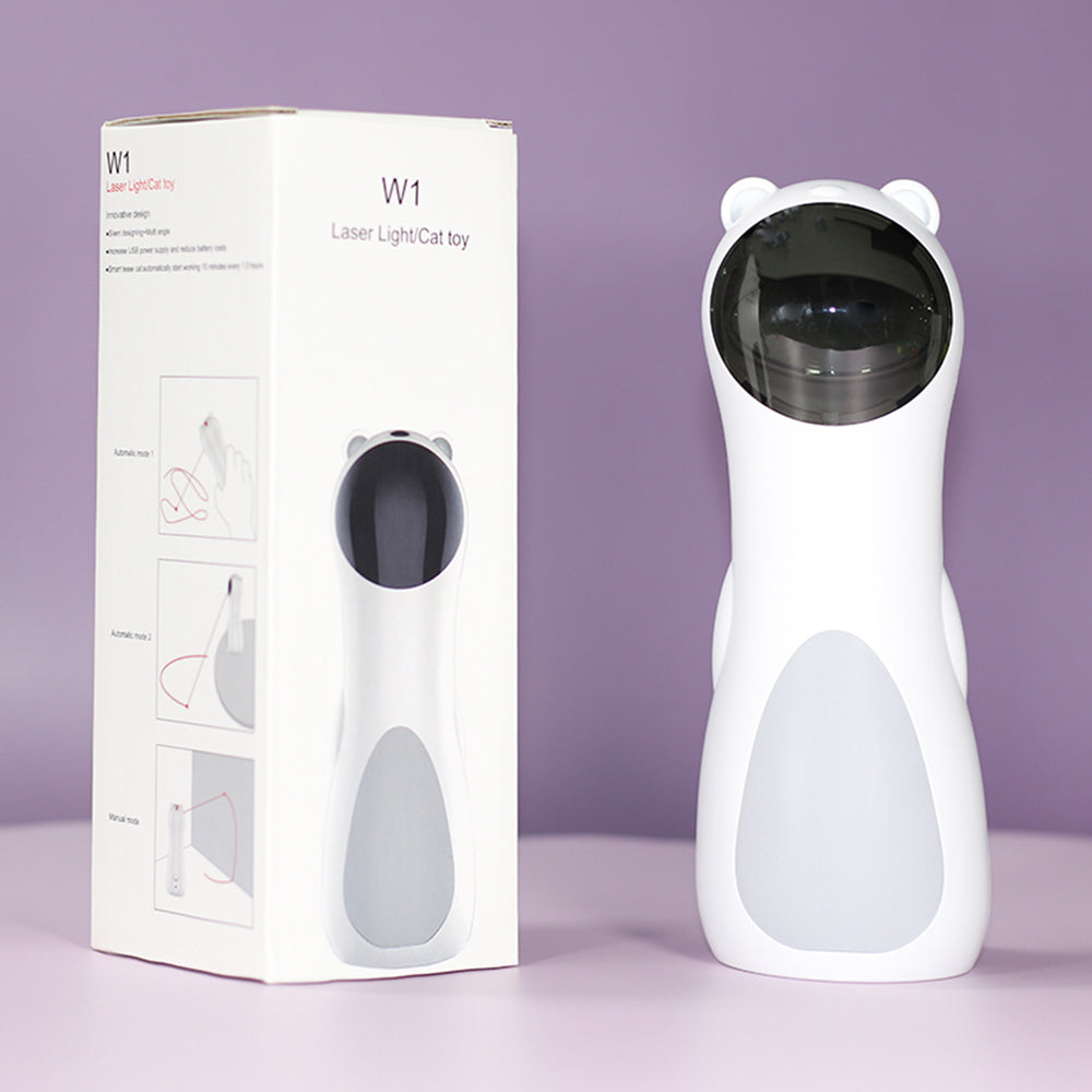Sell My Stuff W1 laser cat toy white bear LED with ears Balls & Chasers on Tampa Home & Garden Store