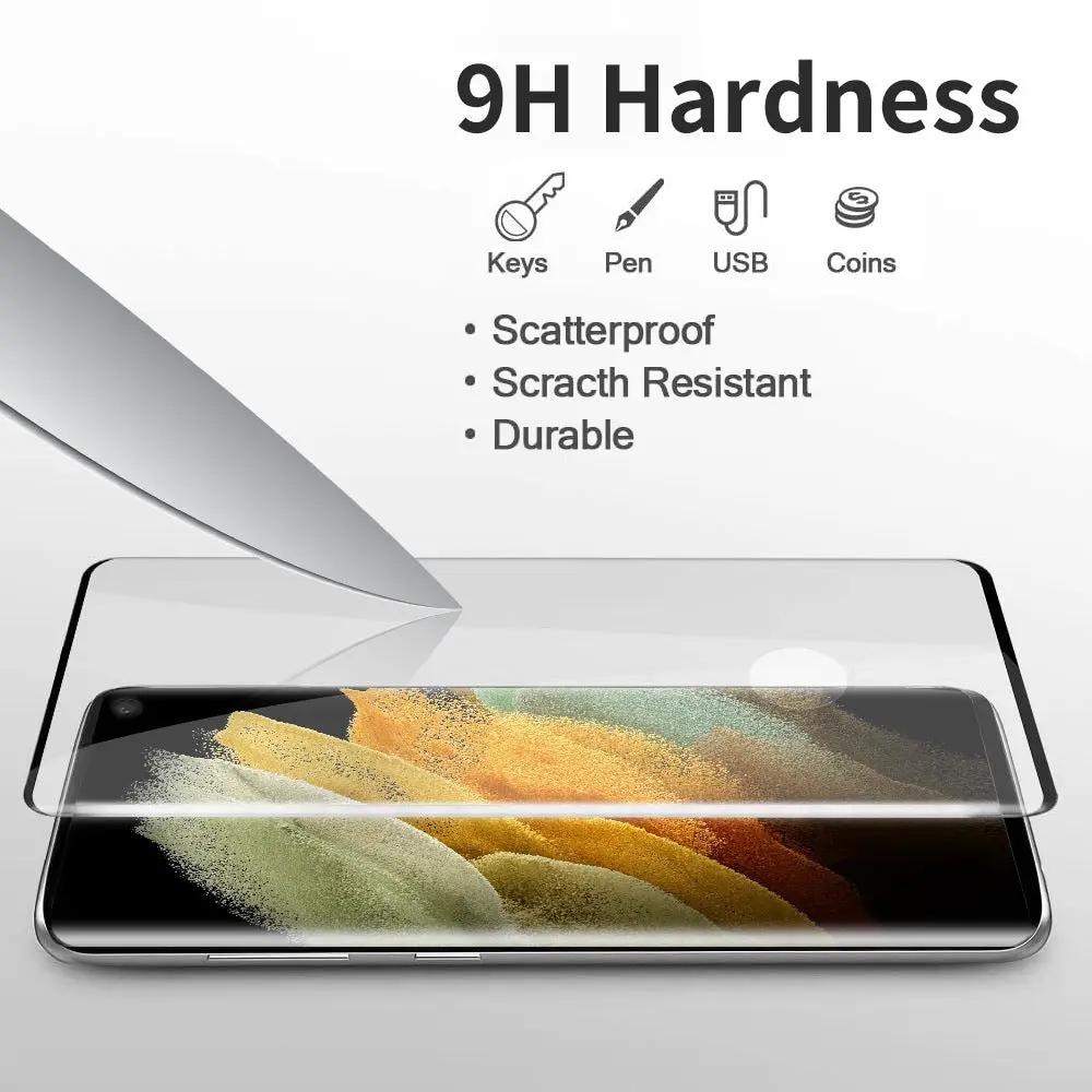 Samsung Galaxy S21 Ultra 5G tempered glass screen protector by FLIPSTYLEZLLC, 9H hardness on Tampa Home & Garden Store