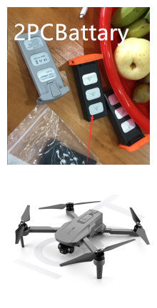 Grey GPS folding drone with HD camera and gimbal, quadcopter with 2 batteries Sell My Stuff on Tampa Home & Garden Store
