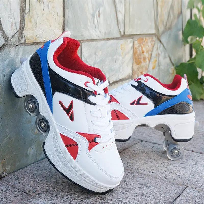 Kids Single and Double Roller Skates With Wheels