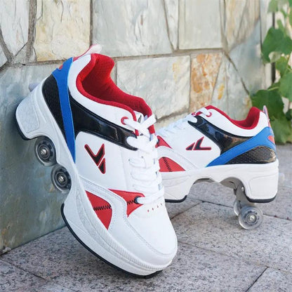 Kids Single and Double Roller Skates With Wheels