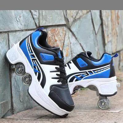 Kids Single and Double Roller Skates With Wheels