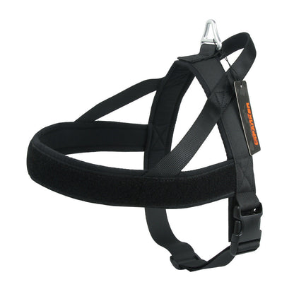 Large and Medium-Sized Dog Harness by Pet Zen black padded with metal D-ring on Tampa Home & Garden Store