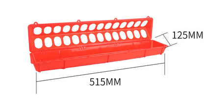 Red plastic bird feeder with waterer by Sell My Stuff, 515mm long, 125mm high on Tampa Home & Garden Store