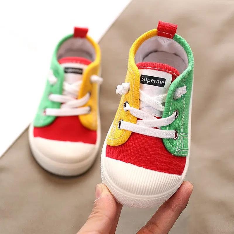 Kids Indoor Canvas Shoes for Kindergarten