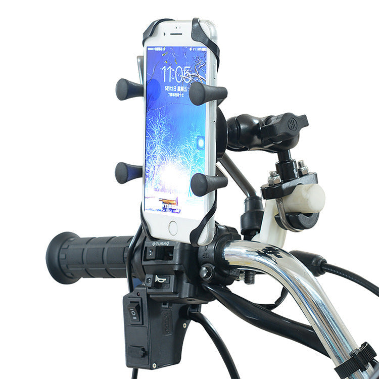 Motorcycle Phone Mount for Bike Aluminum Base