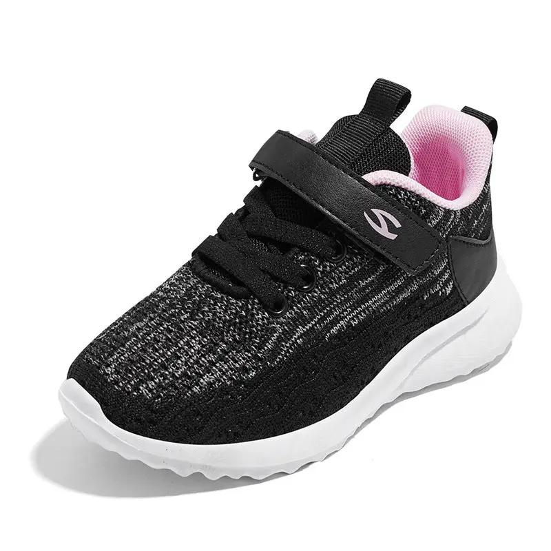 Kids Flying Weave Sports Shoes Breathable Casual