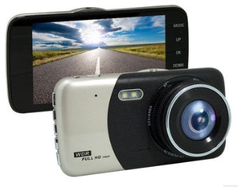 4-Inch L55 dual lens dash cam with front camera and 4in IPS display, 1080P night vision on Tampa Home & Garden Store