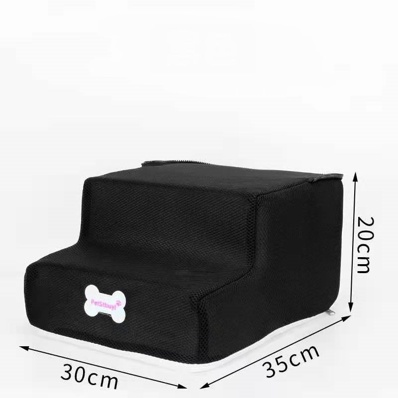Pet Sponge On The Sofa Bed Climbing Ladder, black padded sponge step, 30x35x20 cm, Sell My Stuff on Tampa Home & Garden Store