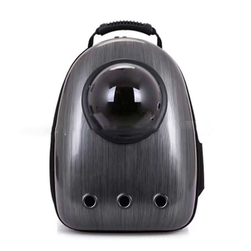 Pet Zen portable pet backpack with a black bubble window and three ventilation holes on Tampa Home & Garden Store