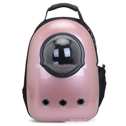 Pet Bag Out portable space bag pink hard-shell pet backpack with clear bubble window by Pet Zen on Tampa Home & Garden Store