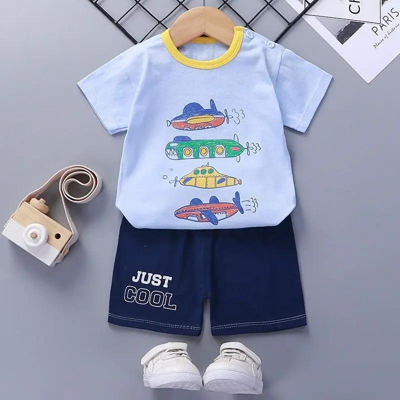Summer Clothes for Infants and Kids Tee Shorts